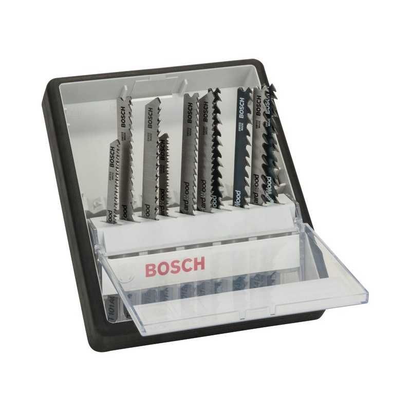 Bosch Set 10 Panze ferastrau vertical Wood Expert Robust Line prindere în T