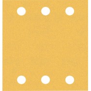 Bosch Set 10 Foi abrazive Expert C470, 115x107mm, G120, 6 gauri