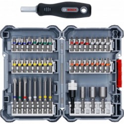 Bosch Set 45 piese Extra Hard mixt cu chei tubulare