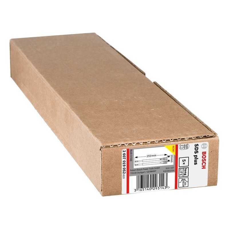 Bosch Set 5 dalta cu auto ascutire SDS-Plus 250x20mm