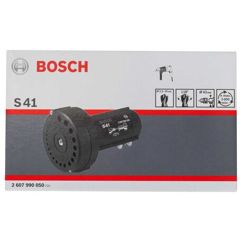 Bosch S41 Dispozitiv de ascutitor burghie metal 2-10mm