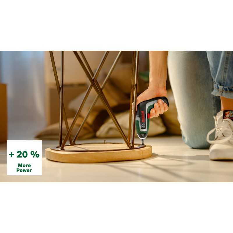 Bosch IXO 7 Surubelnita electrica USB, 3.6V, 2Ah + caseta + 10biti + suport
