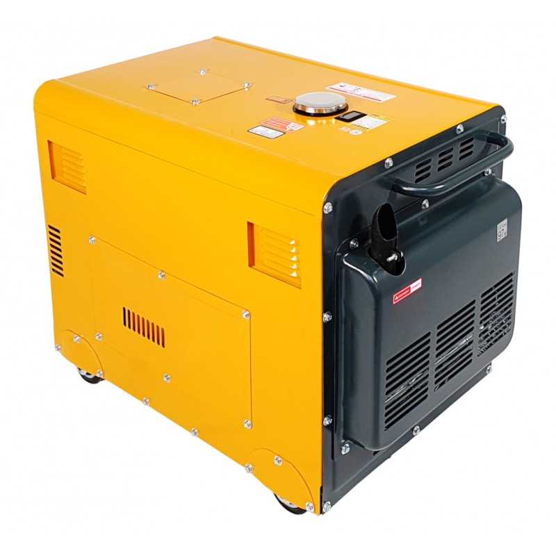 Stager DG 5500S+ATS Generator insonorizat 5kVA, monofazat, diesel, pornire electrica, automatizare