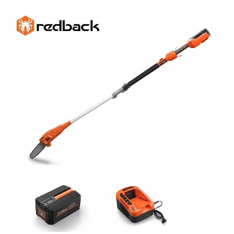 Redback Pachet E608D+EP40+EC20 Emondor 2000mm, acumulator 40V/4Ah, incarcator 40V/2A