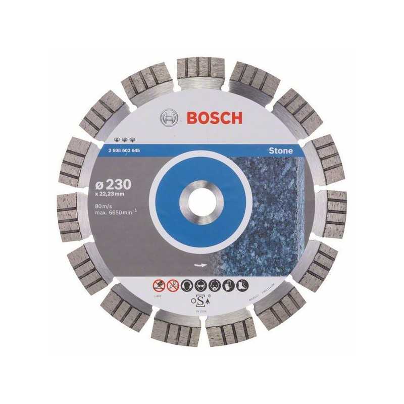 Bosch Disc diamantat Best for Stone 230x22.23x2.4x15mm