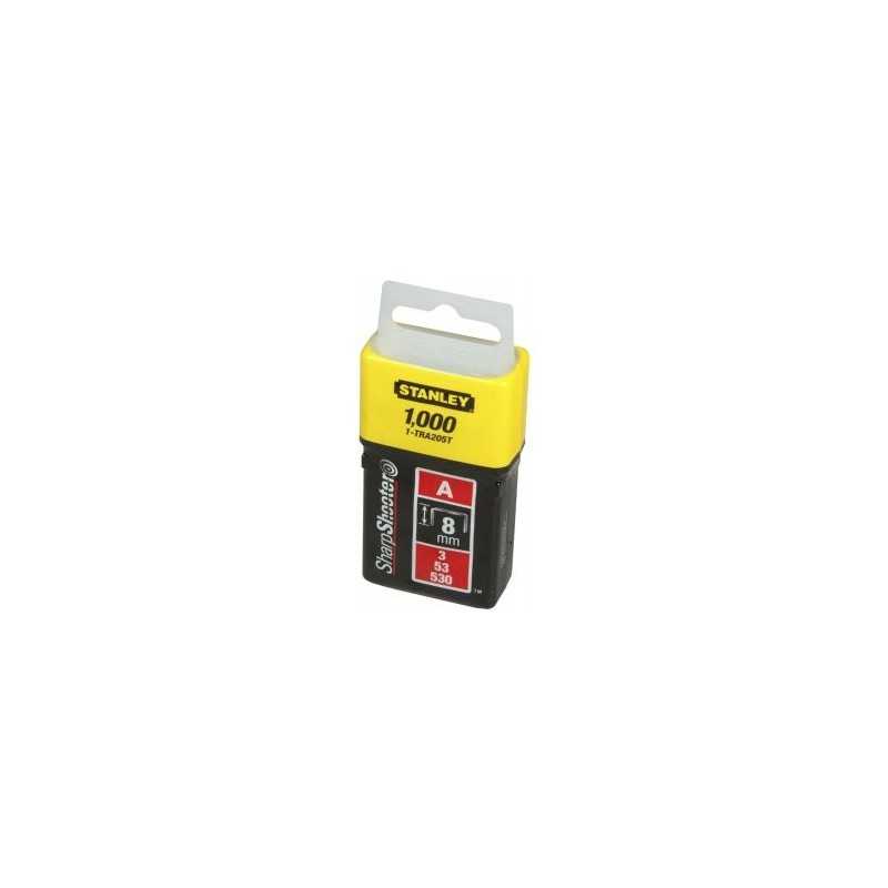 Stanley 1-TRA205-5T Set 1000 Capse pentru aplicatii uzuala, tip A /3/53/530, 8mm/5/16"
