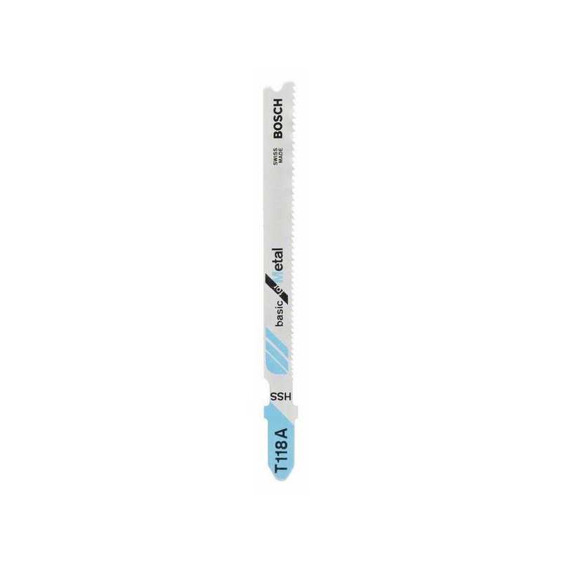 Bosch Set 5 panze ferastrau vertical T 118 A Basic for Metal, 92mm