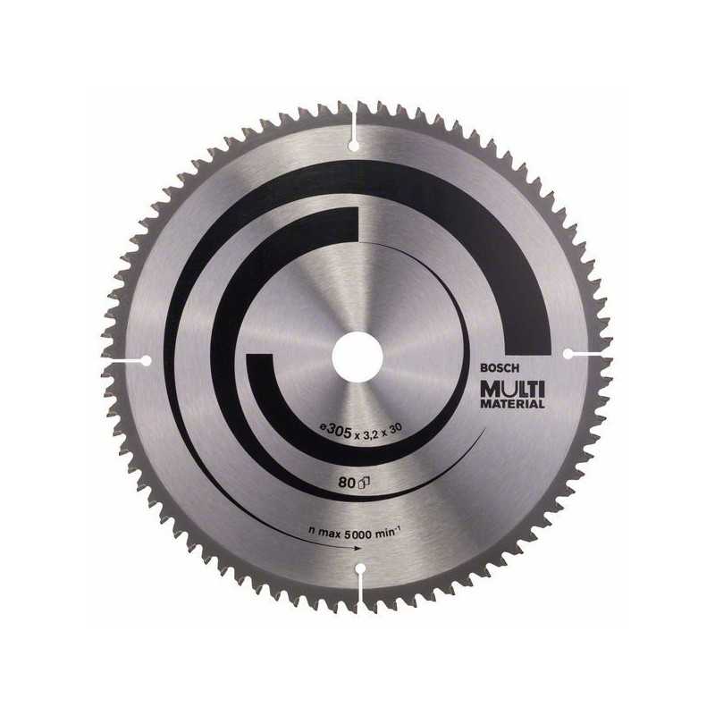 Bosch Panza ferastrau circular Multi Material, 305x30x3.2mm, 80T
