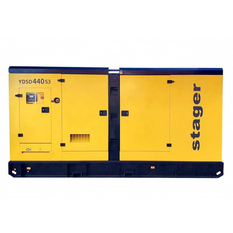 Stager YDSD440S3 Generator insonorizat 440kVA, 577A, 1500rpm, trifazat, diesel
