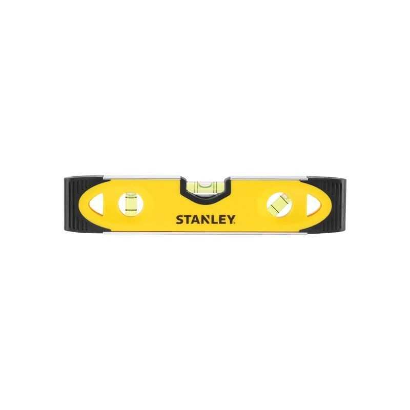 Stanley 0-43-511 Nivela Torpedo din plastic cu cadru din aluminiu magnetica 230 mm