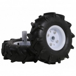 Texas Set 2 roti cauciuc 10" pentru motosape Lilli si El-Tex 1800