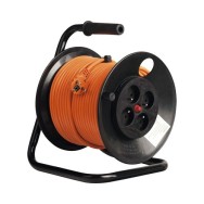 Derulator 4 prize Schuko 230V, 16A, 25m, 3x1.5mm, IP20