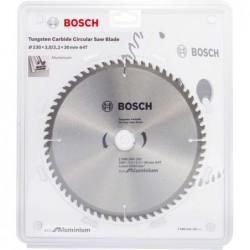 Bosch Panza ferastrau circular Eco pentru Aluminiu, 230x30x3mm, 64T