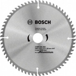Bosch Panza ferastrau circular Eco pentru Aluminiu, 230x30x3mm, 64T