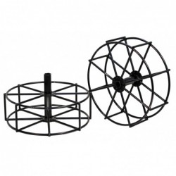 ProGARDEN Set roti metalice 500x170, manicot cu flanse hex 23mm pentru motocultor Campo