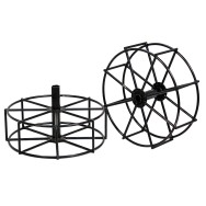 ProGARDEN Set roti metalice 500x170, manicot cu flanse hex 23mm pentru motocultor Campo