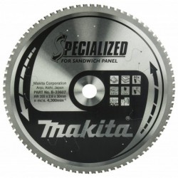 Makita B-33607 Panza ferastrau circular Panou Sandwich 355x30x2.6mm, 80T