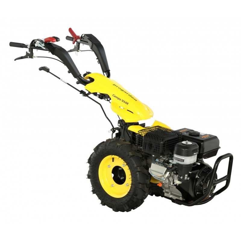 ProGARDEN Campo U16E motocultor multifunctional 14CP, benzina, EU V, pornire electrica, 3+2 viteze, reductor