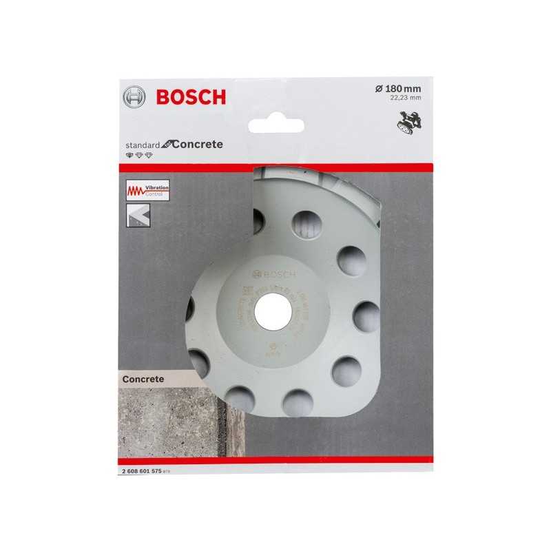 Bosch Disc diamantat abraziv oala Standard for Concrete 180x22.23x5mm
