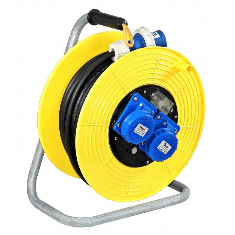 DIX-PR Derulator 2 prize 230V, 16A, 30m, 3x2.5mm, IP67