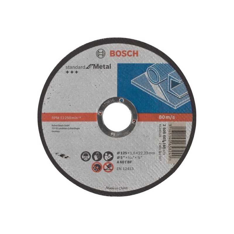 Bosch Disc taiere Standard for Metal 1.6x22.23x125mm