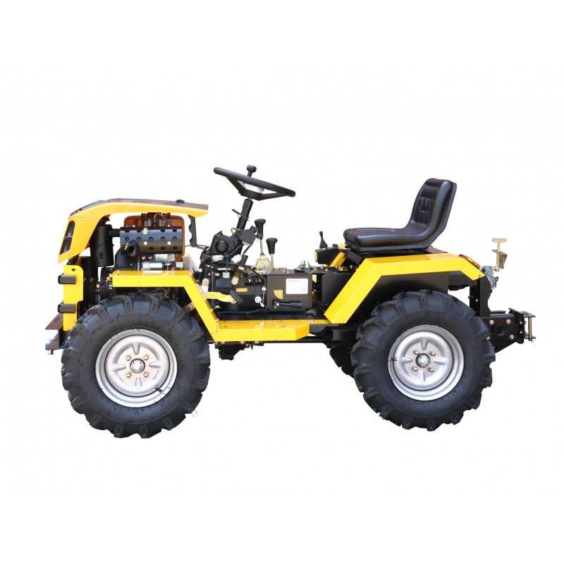 ProGARDEN Campo T12 Minitractor G2 4x4, 12CP, diesel, hidraulica fata-spate, roti 6.00-12