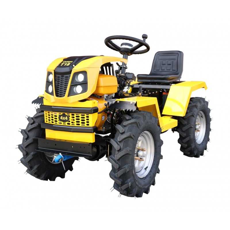 ProGARDEN Campo T18 Minitractor G2 4x4, 18CP, benzina, hidraulica fata-spate, roti 6.00-12