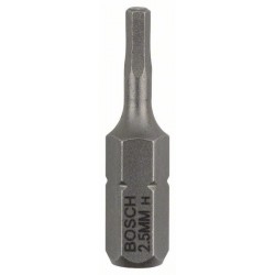 Bosch Cap de surubelnita extra dur HEX 2,5, 25mm, set 3 buc