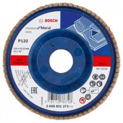 Bosch Disc evantai Standard for Metal X431, 22.23x115mm, G120