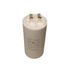 Condensator pornire motor 35uF 450VAC, fire