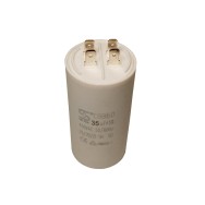 Condensator pornire motor 35uF 450VAC, fire