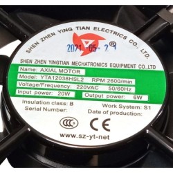 Ventilator axial 230V 2600rpm