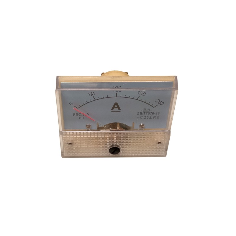 Ampermetru analogic curent continuu 200A, 64x56x58mm