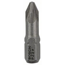 Bosch Cap de surubelnita extra dur PZ 2, 25mm, set 100 buc