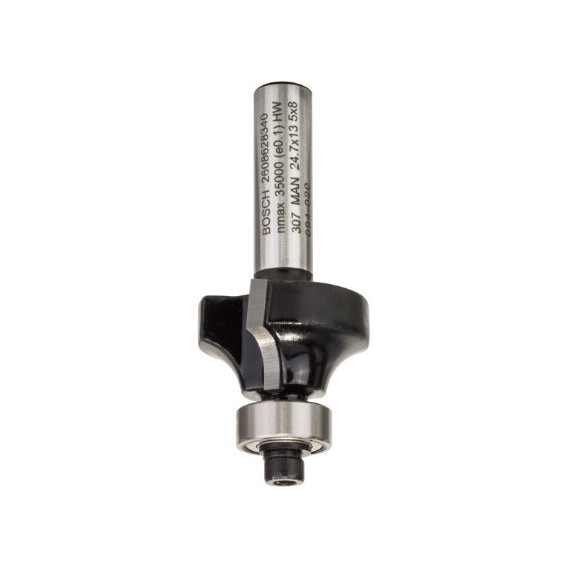 Bosch Freza de rotunjit Standard for Wood, 8x13.2x53mm, R6 HM