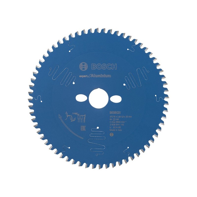 Bosch Panza de ferastrau circular Expert for Aluminiu, 2.6x30x216mm, 64T