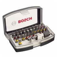 Bosch Set 32 buc capete de surubelnita, PH1 PH2 PH2 PH3 PZ1 PZ2 PZ2 PZ3 HEX 3