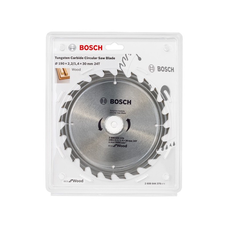 Bosch Disc circular pentru lemn ATB, 2.2/1.4x30x190mm, 24T