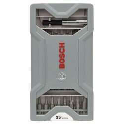 Bosch Set 25 buc capete de surubelnita PH1, PH2 (2x25mm), PH3, PZ1, PZ2