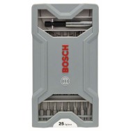Bosch Set 25 buc capete de surubelnita PH1, PH2 (2x25mm), PH3, PZ1, PZ2
