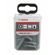 Bosch Cap de surubelnita extra dur PZ 2, 25mm, set 25 buc
