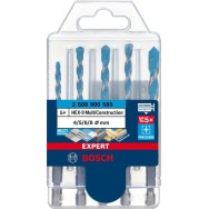 Bosch Set 5 burghie Expert HEX-9 MultiConstruction, 4-8mm