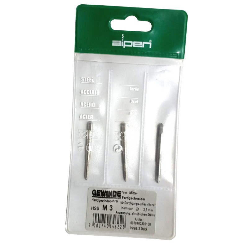 Alpen Set 3 Tarod 1/2/3M, 3x12x40mm
