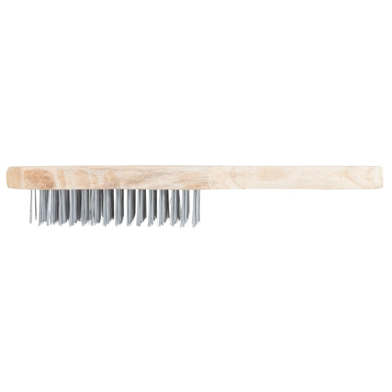 Perie sarma cu maner de lemn 40x140mm, 6 randuri