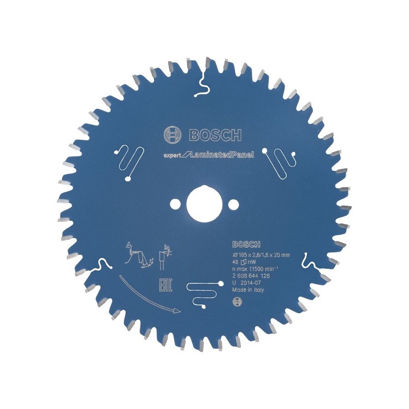Bosch Panza ferastrau circular Expert for Laminated Panel 2.6x20x165mm, 48T