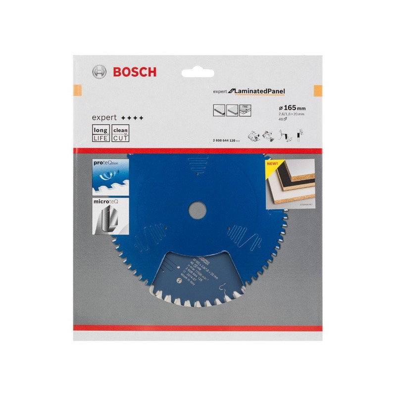 Bosch Panza ferastrau circular Expert for Laminated Panel 2.6x20x165mm, 48T