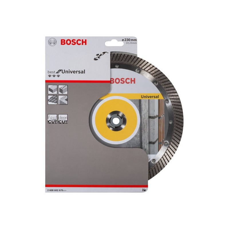 Bosch Disc diamantat Best for Universal Turbo 2.5x22.23x230mm