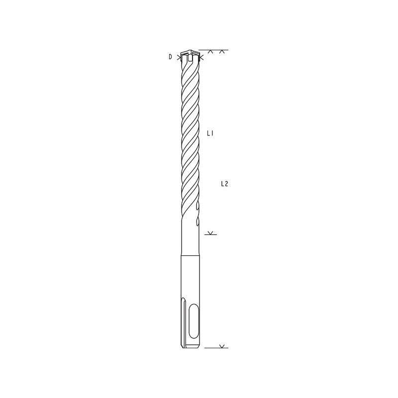 Bosch Burghiu SDS Plus-5X, 20x550x600mm