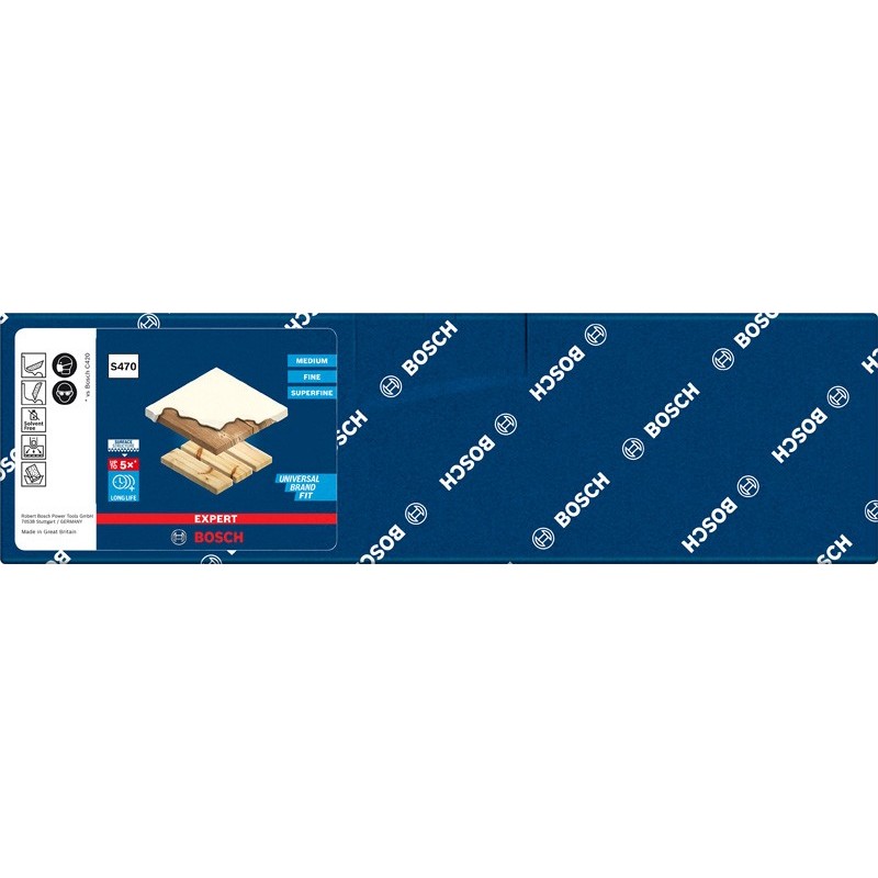 Bosch Burete abraziv fin Expert 240, 26x69x98mm