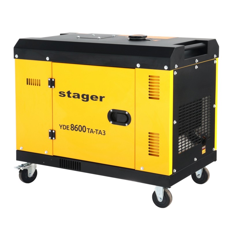 Stager YDE8600TA-TA3 V2 Generator insonorizat 7.5kVA, 3000rpm, dual, diesel, pornire electrica